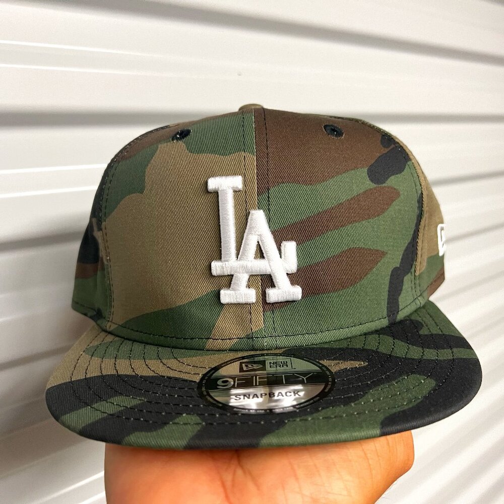Los Angeles Dodgers MLB Camo Spnapback Hat - New